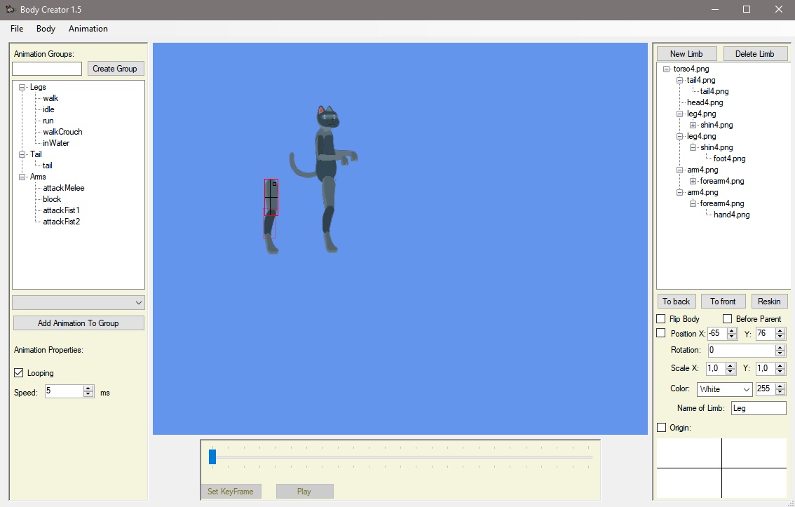 2D Key Frame Animation Editor 2