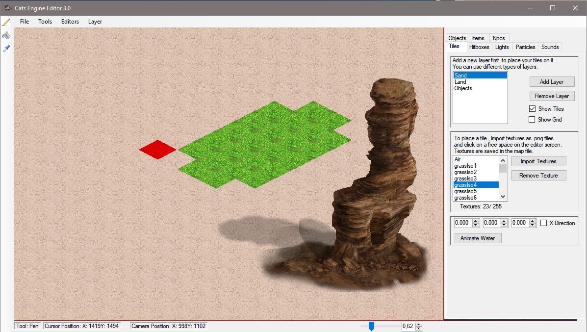 2D Tile Map Editor 2